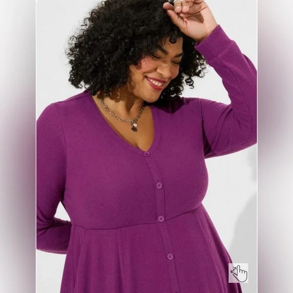 Torrid 1x Dress 💜 - Picture 4 of 10